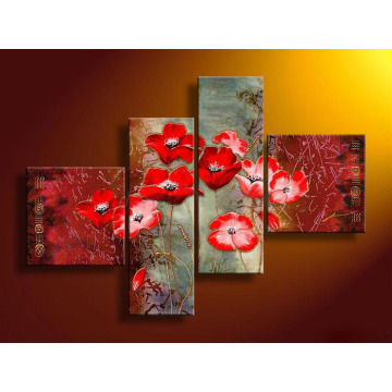 Hot Sale Blossom Flower Group Oil Painting